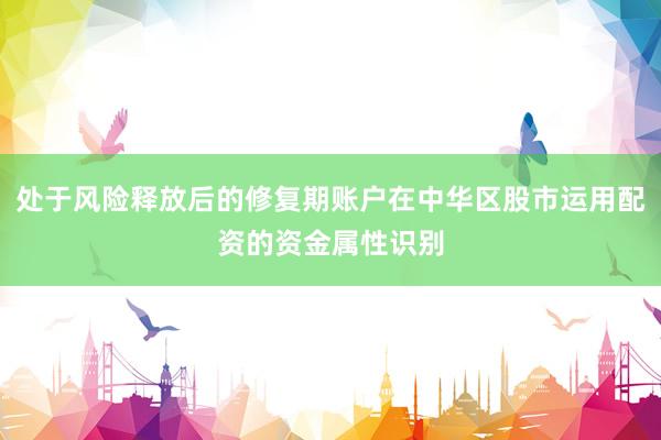 处于风险释放后的修复期账户在中华区股市运用配资的资金属性识别